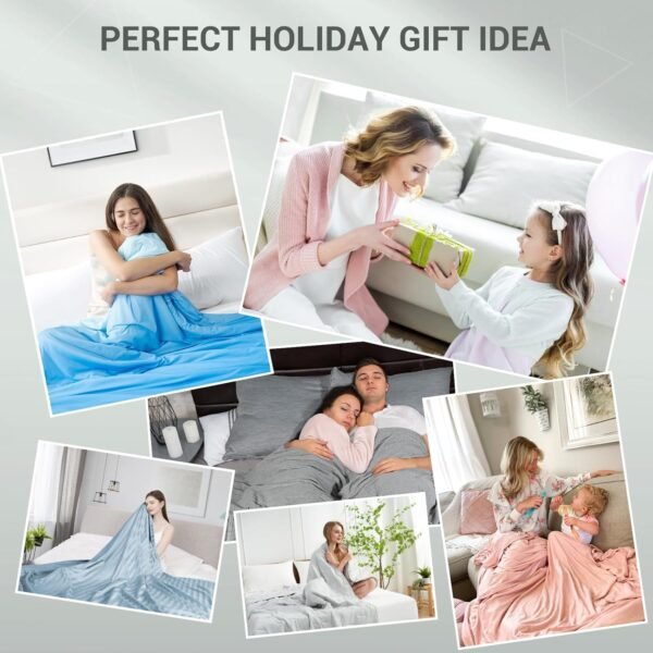 Lightweight and Breathable Summer Cooling Blanket For Cool Sleep And Night Sweats - Image 8