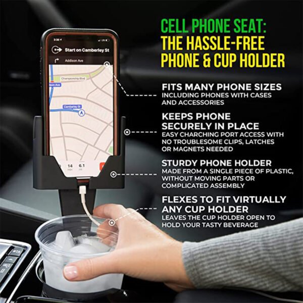 The Ultimate 2-in-1 Phone Cup Holder Solution - Image 10