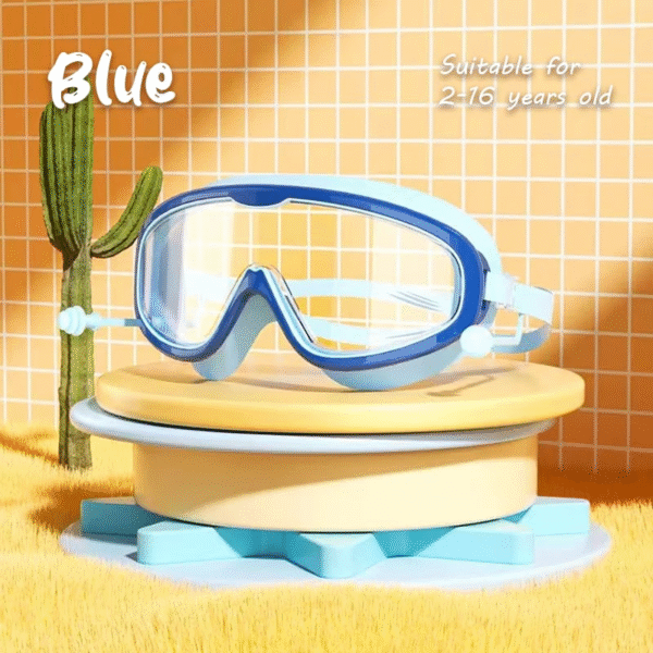 Large Frame Waterproof And Anti-Fog Children's Swimming Goggles - Image 17
