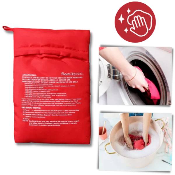 4 Minutes Efficient Baking Microwave Potato Bag, Kitchen Supplies - Image 7