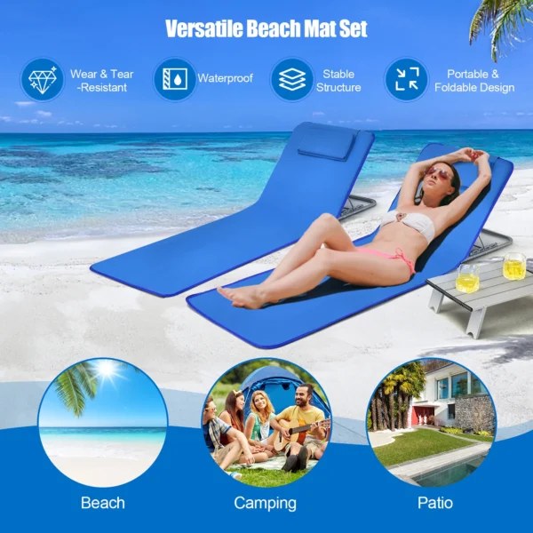 Outdoor Folding Mat Lounge - Image 6