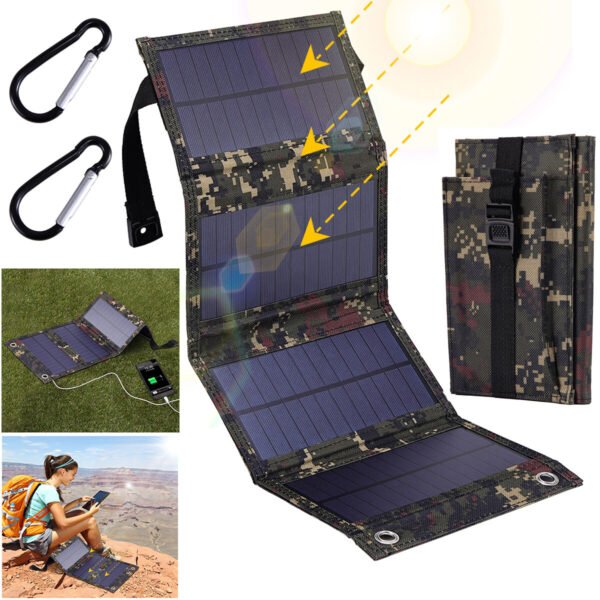 Foldable Solar Panel Charger For Your Devices On The Go! - Image 2