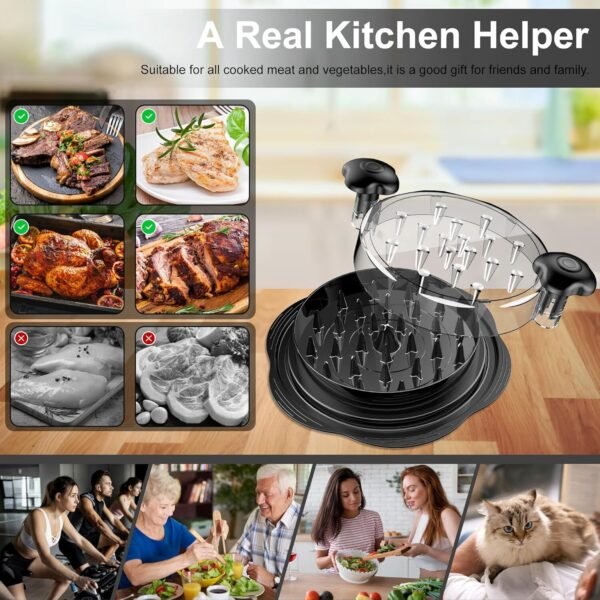 Professional Chicken & Meat Twist Shredder Tool - Image 13