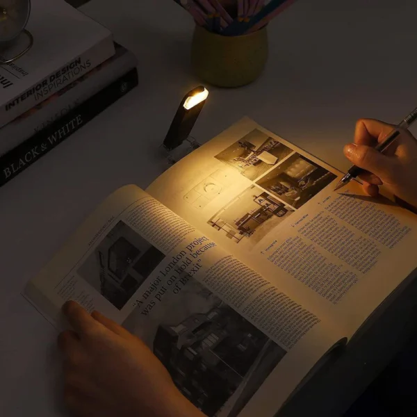 Foldable Portable USB Charging Book Light - Image 2