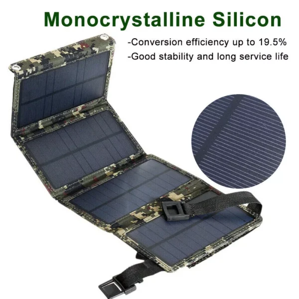 Foldable Solar Panel Charger For Your Devices On The Go! - Image 5