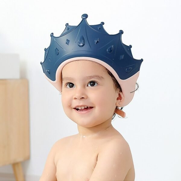 Anti-Splash Soft Silicone Baby Bath Visor - Image 3