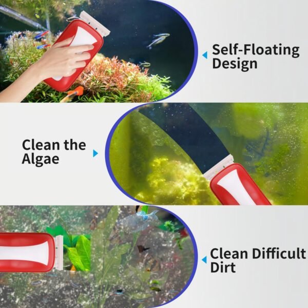 Aquarium Magnet Glass Cleaner Brush - Image 3