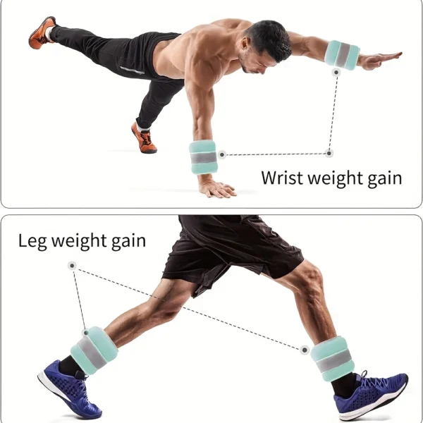 Adjustable Wrist & Ankle Training Weight Bracele - Image 2