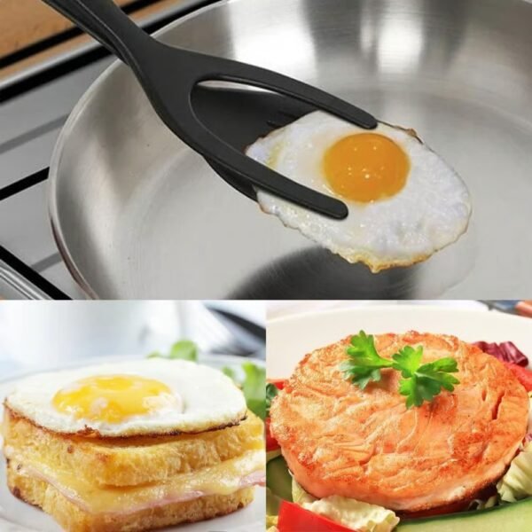 2in1 Grip Flip Tongs, Kitchen Gadget Accessories - Image 5