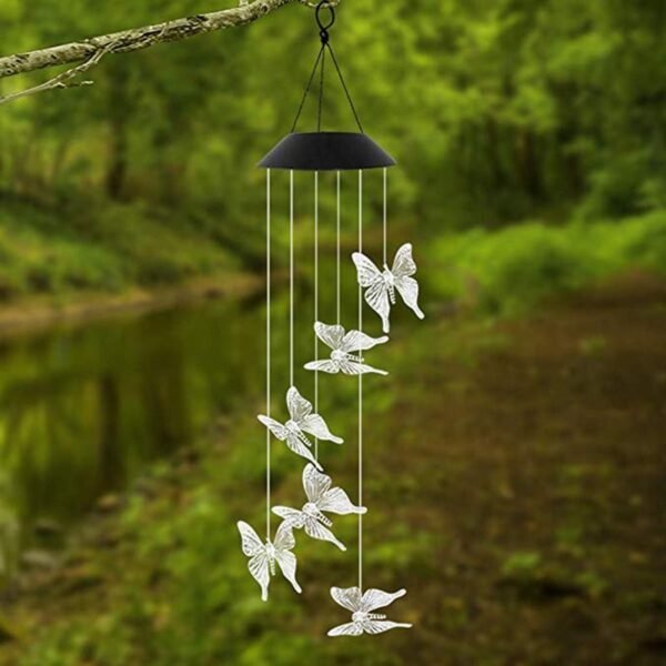 Solar-Powered LED Sparkling Wind Chimes - Image 10