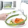Dual Action Steam & Splash Control Microwave Cover