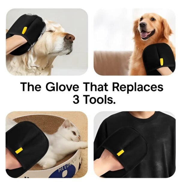 Lightweight Pet Grooming Gloves For Quick Clean-Ups - Image 3