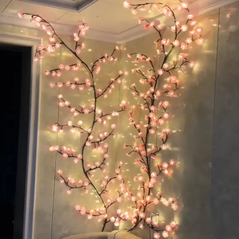 DIY Sakura Bloom Lamp With Flexible Branches For Cozy And Romantic Decor