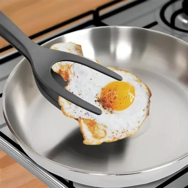 2in1 Grip Flip Tongs, Kitchen Gadget Accessories - Image 7