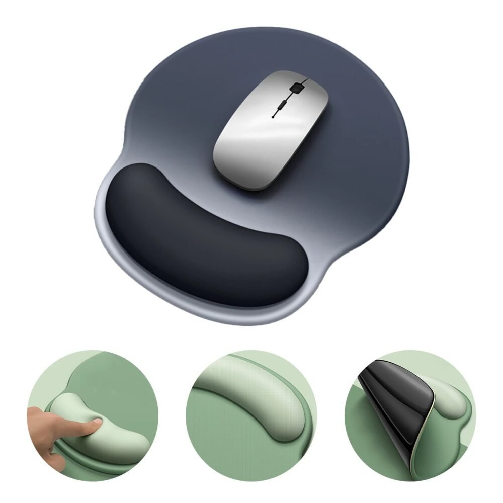 Non Slip Gradient Mouse Pad With Comfortable Wrist Support