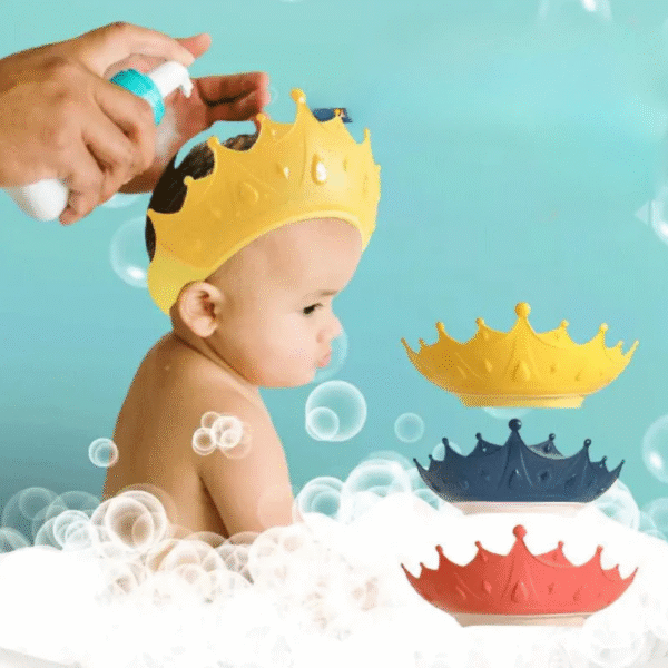 Anti-Splash Soft Silicone Baby Bath Visor