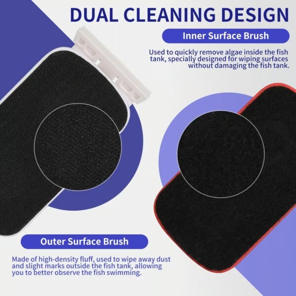 Aquarium Magnet Glass Cleaner Brush - Image 7
