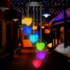 Solar-Powered LED Sparkling Wind Chimes