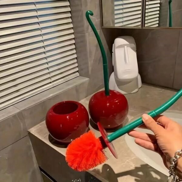 Creative Cherry Toilet Brush, Bathroom Accessories - Image 6