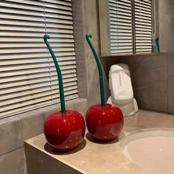 Creative Cherry Toilet Brush, Bathroom Accessories - Image 5