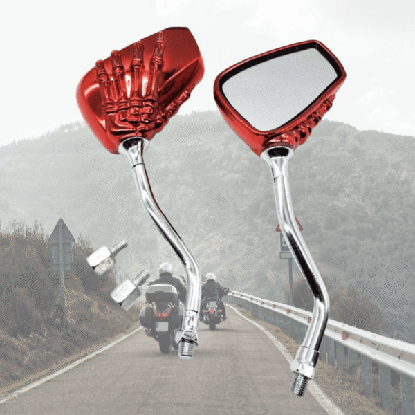 LED Skeleton Claw Rearview Mirror For Motorcycles - Image 6
