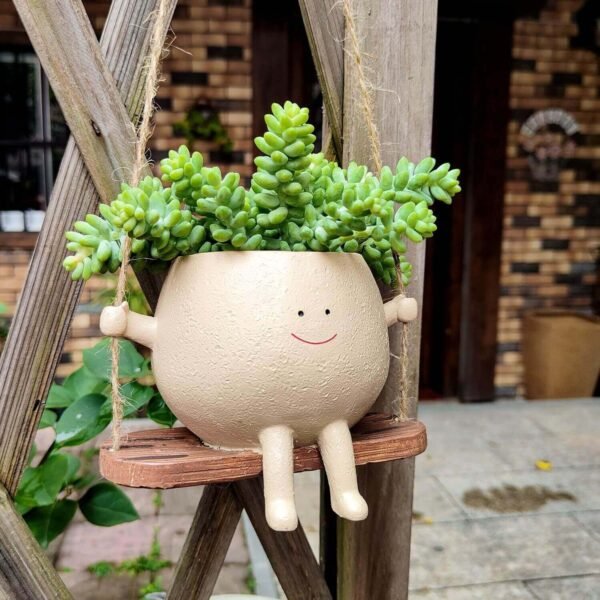 Lovely Flower Pot Wall Planter Swing Face - Image 2