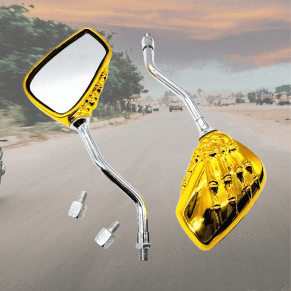 LED Skeleton Claw Rearview Mirror For Motorcycles - Image 4