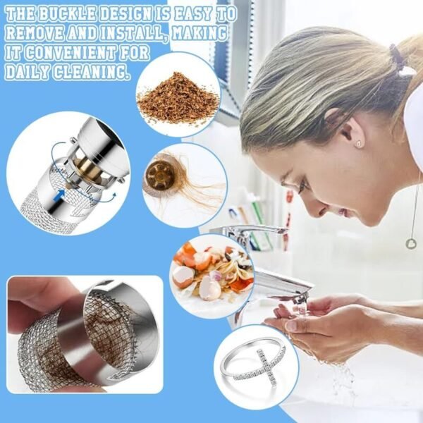 Stainless Steel Pop-Up Sink Drain Stopper - Image 4