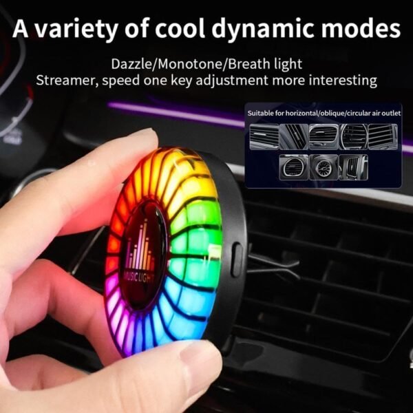 Magnetic Voice-Controlled Car Aromatherapy & Ambient Pickup Light - Image 8