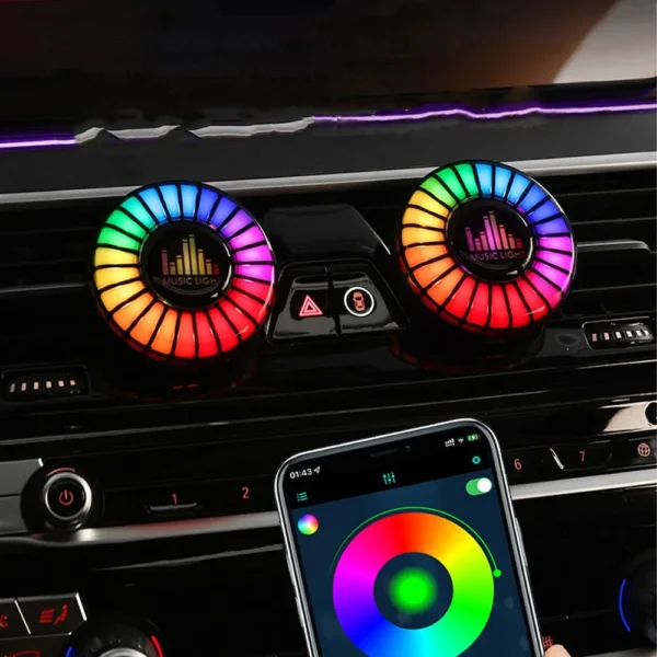 Magnetic Voice-Controlled Car Aromatherapy & Ambient Pickup Light - Image 6