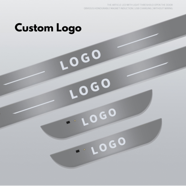 New Car Door Sill Lights, Customized Car Logo - Image 11