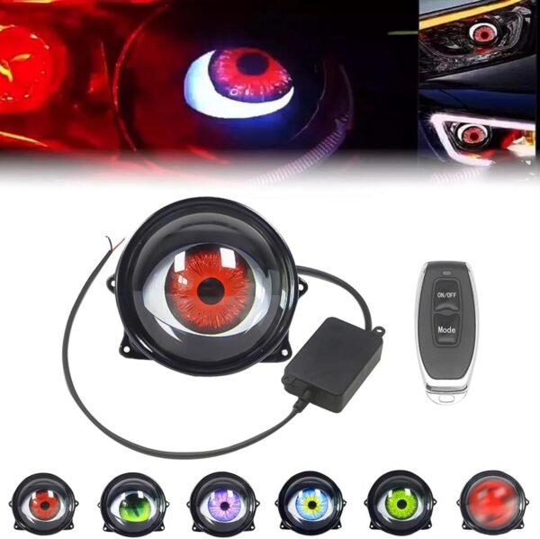 LED Dynamic Blinking Devil Eye Car Headlight - Image 6
