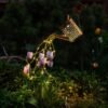 Outdoor Solar LED Fairy Lantern Watering Can Light