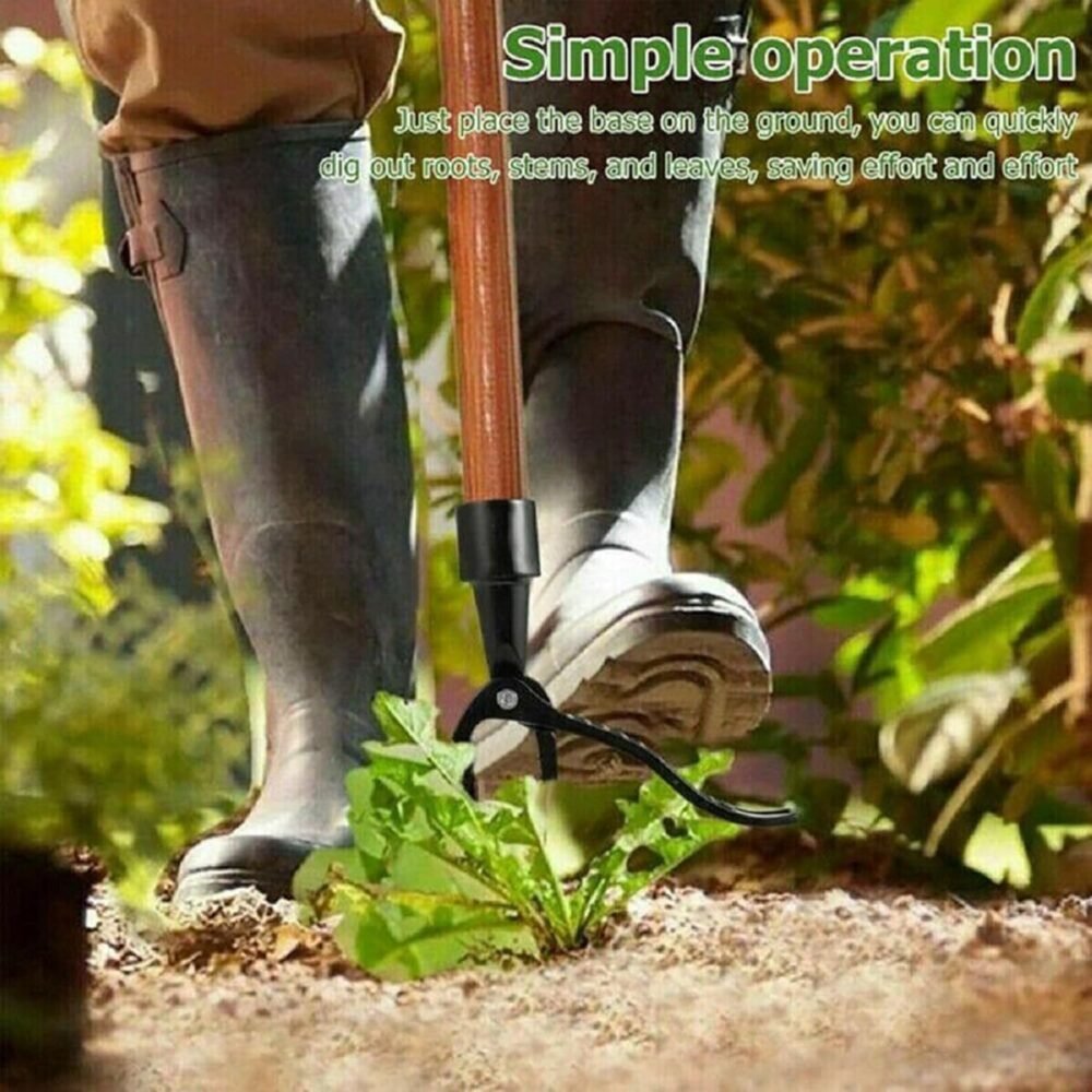 The Original Stand Up Weed Puller Tool with Long Handle.
