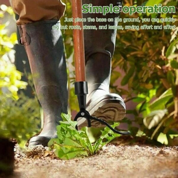 The Original Stand Up Weed Puller Tool with Long Handle.