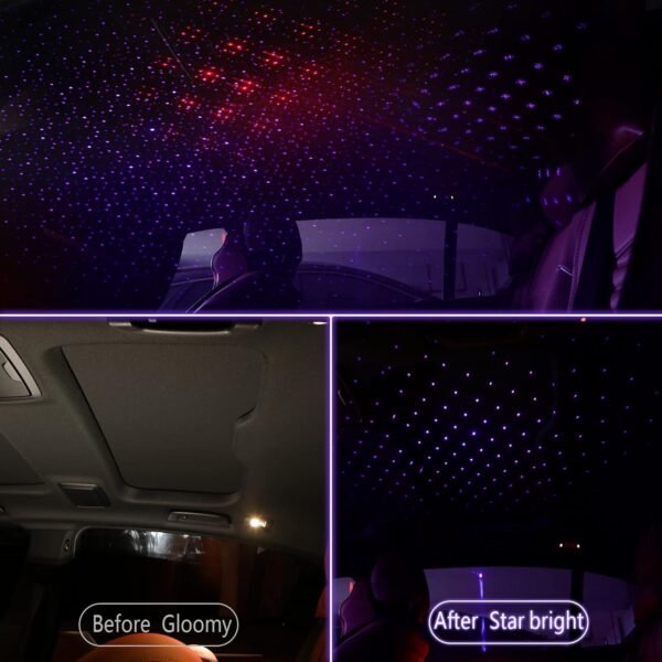 Romantic Car Roof Portable Star Projector - Image 8