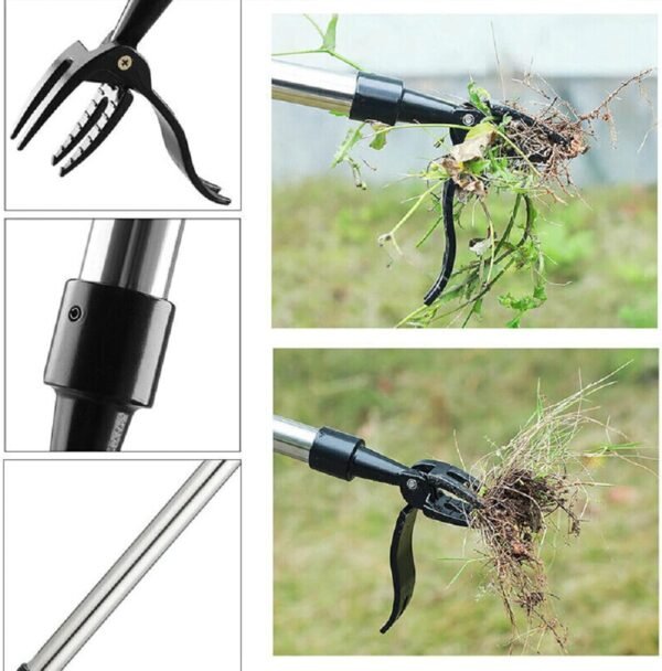 The Original Stand Up Weed Puller Tool with Long Handle. - Image 5