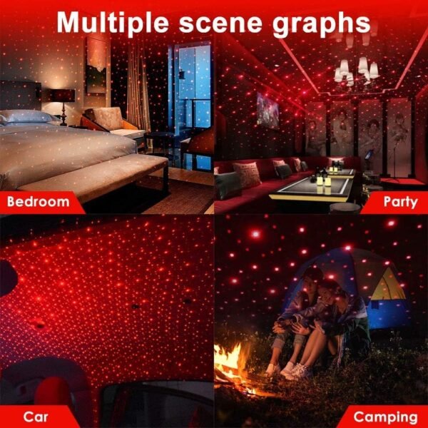 Romantic Car Roof Portable Star Projector - Image 7