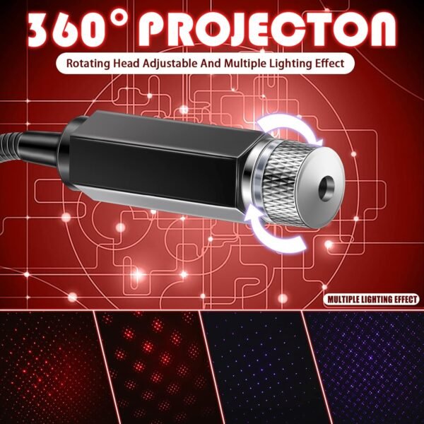 Romantic Car Roof Portable Star Projector - Image 5