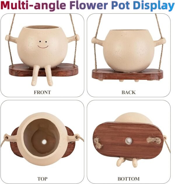 Lovely Flower Pot Wall Planter Swing Face - Image 15