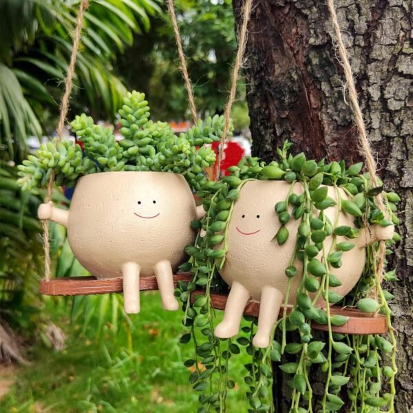 Lovely Flower Pot Wall Planter Swing Face - Image 3