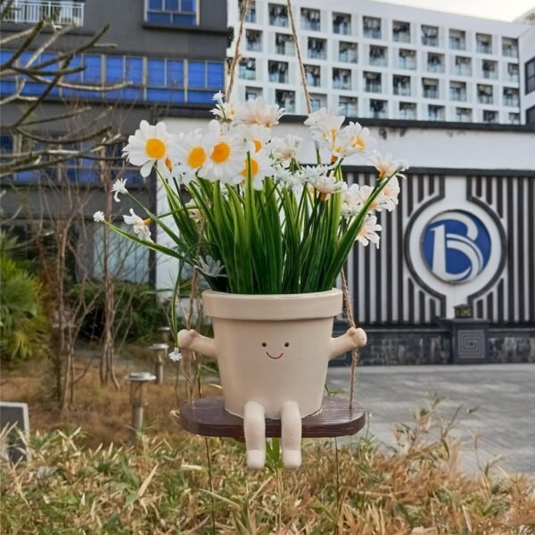 Lovely Flower Pot Wall Planter Swing Face - Image 14