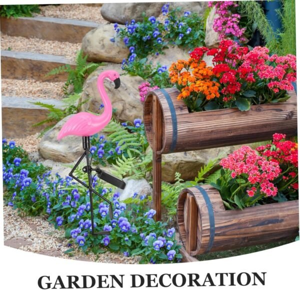 Elegant Pink Solar Flamingo Garden Light