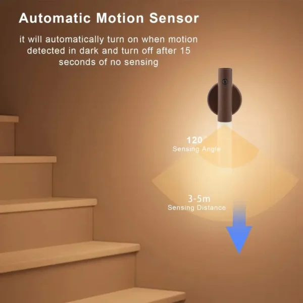 Rechargeable Motion Sensor Magnetic Portable Light - Image 6