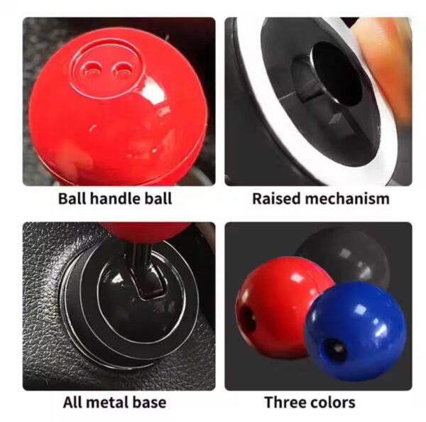 Cute Billiards Car Start Joystick, Push to Start Engine - Image 5