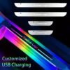 New Car Door Sill Lights, Customized Car Logo