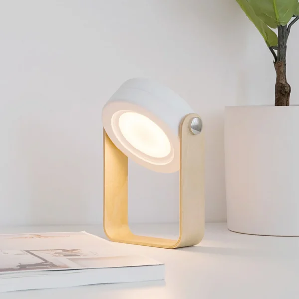 Multifonction Wooden Folding Lamp - Image 2