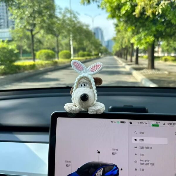 Adorable Car Puppy Steering Wheel Controls & Display Screen - Image 11