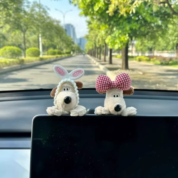 Adorable Car Puppy Steering Wheel Controls & Display Screen - Image 10