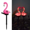 Elegant Pink Solar Flamingo Garden Light